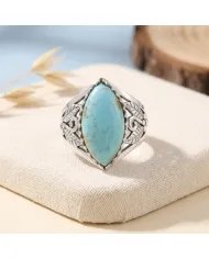 Arizona Turquoise Ring in 925 Sterling Silver – Handmade Jewelry