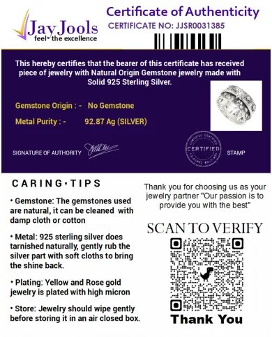 Rotating Star Spinner Ring – 925 Sterling Silver Handmade Jewelry