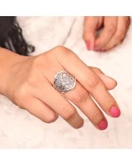 Oxide Band Ring - 925 Sterling Silver Handmade Vintage Style Jewelry