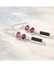 Multi Tourmaline Earrings – Handmade 925 Sterling Silver Jewelry