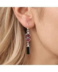 Multi Tourmaline Earrings – Handmade 925 Sterling Silver Jewelry