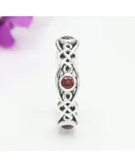 Garnet Ring - 925 Sterling Silver Minimalist Versatile Unique Jewelry