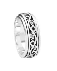 Rainbow Moonstone Ring – Handmade 925 Sterling Silver Statement Jewelry