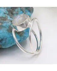 Moonstone Ring – Handmade 925 Sterling Silver Statement Ring for Women