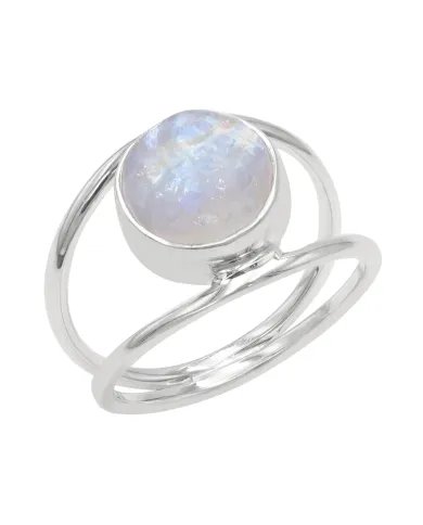 Moonstone Ring – Handmade 925 Sterling Silver Statement Ring for Women
