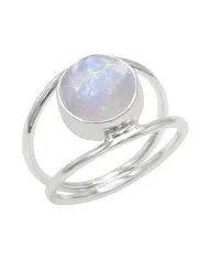 Moonstone Ring – Handmade 925 Sterling Silver Statement Ring for Women
