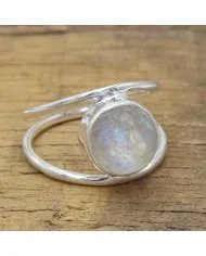 Moonstone Ring – Handmade 925 Sterling Silver Statement Ring for Women