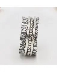 925 Sterling Silver Spinner Ring – Handmade Anxiety & Meditation Jewelry