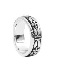 925 Sterling Silver Spinner Ring - Handmade Anxiety & Meditation Jewelry
