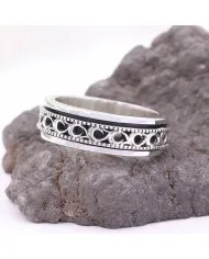 925 Sterling Silver Spinner Ring - Handmade Anxiety & Meditation Jewelry