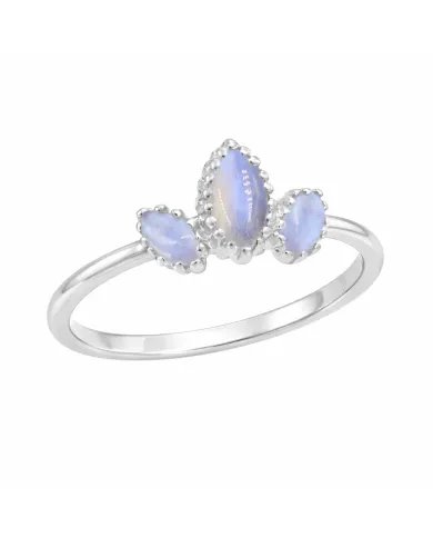 Moonstone Ring – 925 Sterling Silver Handmade Dainty Stackable Jewelry