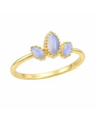 Moonstone Ring | Handmade Gold-Plated 925 Sterling Silver Jewelry