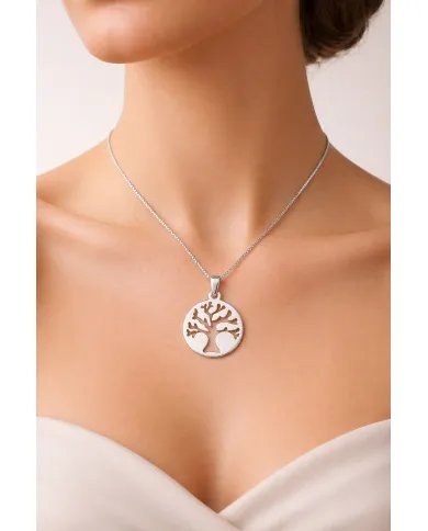 Tree of Life Pendant – 925 Sterling Silver Handmade Gift for Her