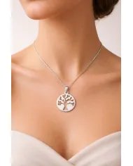 Tree of Life Pendant – 925 Sterling Silver Handmade Gift for Her