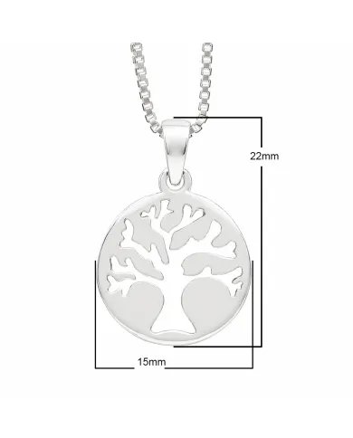 Tree of Life Pendant – 925 Sterling Silver Handmade Gift for Her