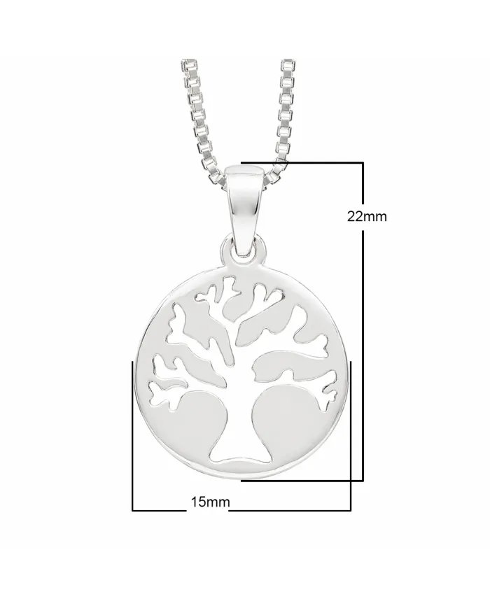 Tree of Life Pendant – 925 Sterling Silver Handmade Gift for Her