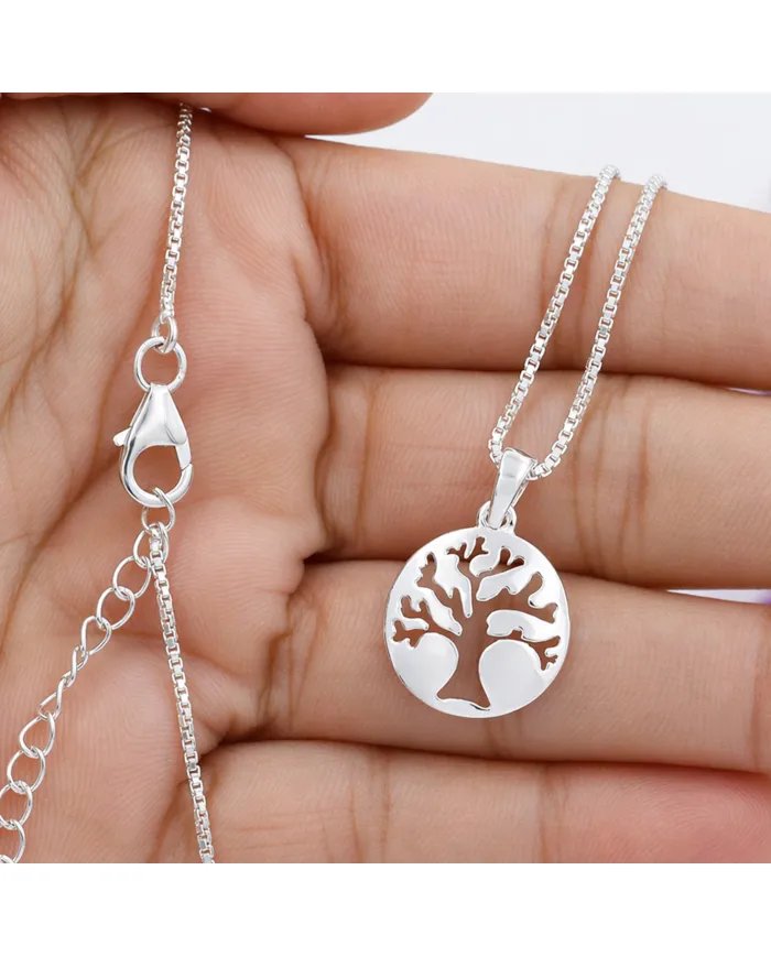 Tree of Life Pendant – 925 Sterling Silver Handmade Gift for Her