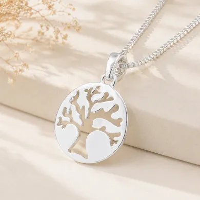 Tree of Life Pendant – 925 Sterling Silver Handmade Gift for Her