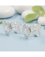 925 Sterling Silver Tiger Stud Earrings – Minimalist Animal Jewelry