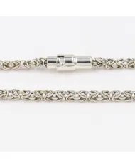 925 Sterling Silver Byzantine Chain Bracelet for Men & Women