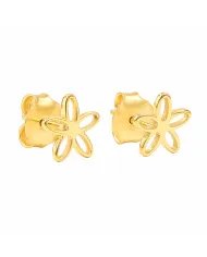 Tiny Paw Stud Earrings - 925 Silver Gold Plated Pet Memorial Jewelry