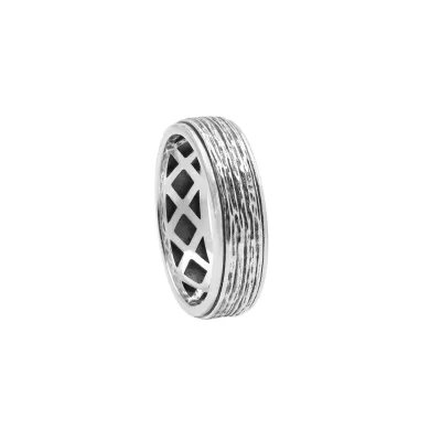 925 Sterling Silver Spinner Ring – Calming Fidget Thumb Band