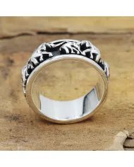 925 Sterling Silver Elephant Spinner Handmade Fidget Jewelry – Stress Relief Gift