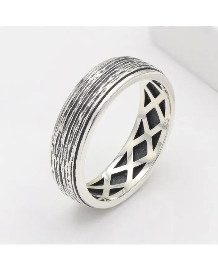 925 Sterling Silver Spinner Ring – Calming Fidget Thumb Band