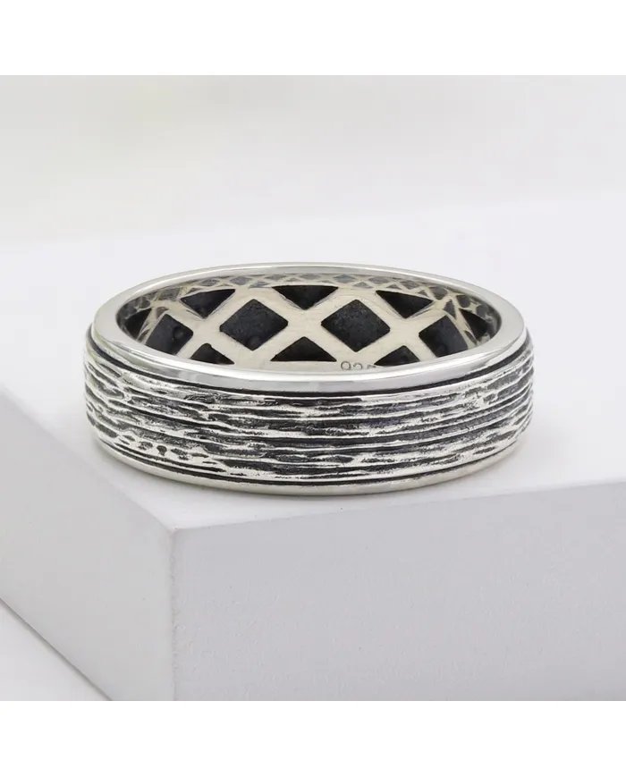 925 Sterling Silver Spinner Ring – Calming Fidget Thumb Band