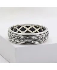 925 Sterling Silver Spinner Ring – Calming Fidget Thumb Band