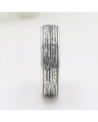 925 Sterling Silver Spinner Ring – Calming Fidget Thumb Band