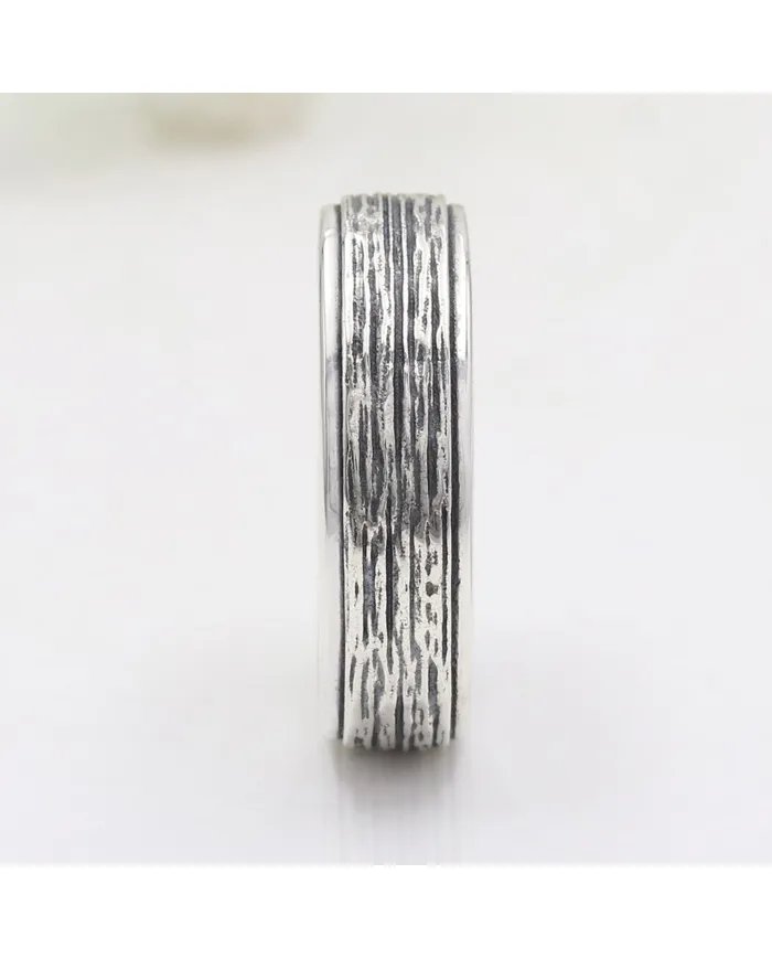 925 Sterling Silver Spinner Ring – Calming Fidget Thumb Band