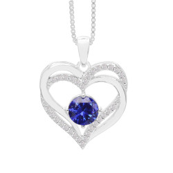 Minimalist heart shape pendant necklaces for women