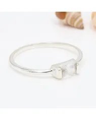 Swarovski Crystal Ring - 925 Sterling Silver Handmade Gemstone Jewelry