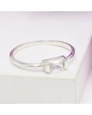 Swarovski Crystal Ring - 925 Sterling Silver Handmade Gemstone Jewelry