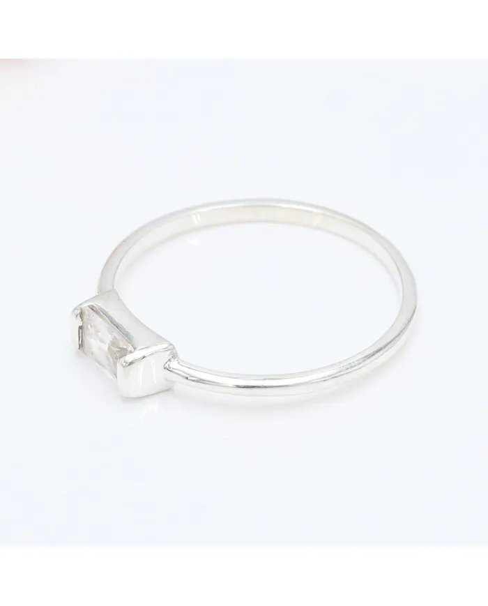 Swarovski Crystal Ring - 925 Sterling Silver Handmade Gemstone Jewelry