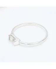 Swarovski Crystal Ring - 925 Sterling Silver Handmade Gemstone Jewelry
