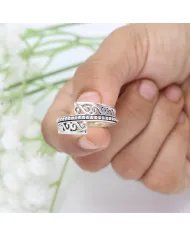 925 Sterling Silver Spinner Ring for Anxiety & Meditation Fidget