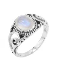 Multi Tourmaline & Citrine Cluster Ring in 925 Sterling Silver