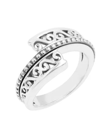 925 Sterling Silver Spinner Ring for Anxiety & Meditation Fidget