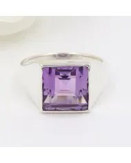 Amethyst Ring – Handmade 925 Sterling Silver Unisex Gemstone Jewelry