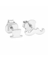 Cute Kitty Stud Earrings – Gold Plated 925 Silver Handmade Gift for Her