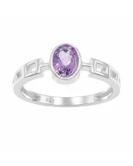 Ruby Ring Gold Plated 925 Silver Handmade Minimalist Round Gemstone