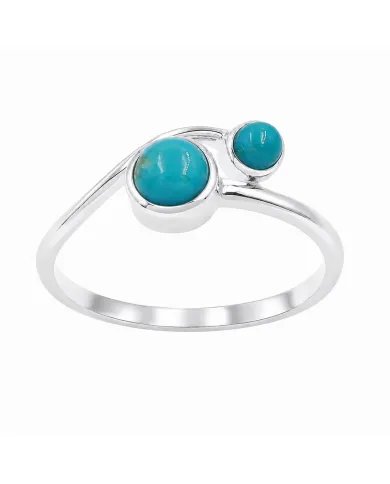 Arizona Turquoise Ring - 925 Sterling Silver Handmade Jewelry