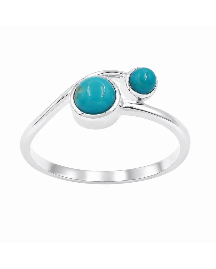Arizona Turquoise Ring - 925 Sterling Silver Handmade Jewelry
