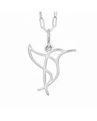 Hummingbird Pendant - Gold Plated 925 Silver Handmade Cute Charm