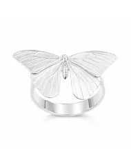 Black Onyx Ring - 925 Sterling Silver Handmade Flower Design
