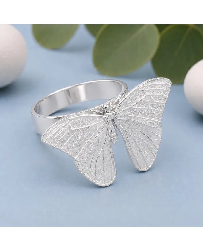 Butterfly Ring – Handmade 925 Sterling Silver Jewelry for Her