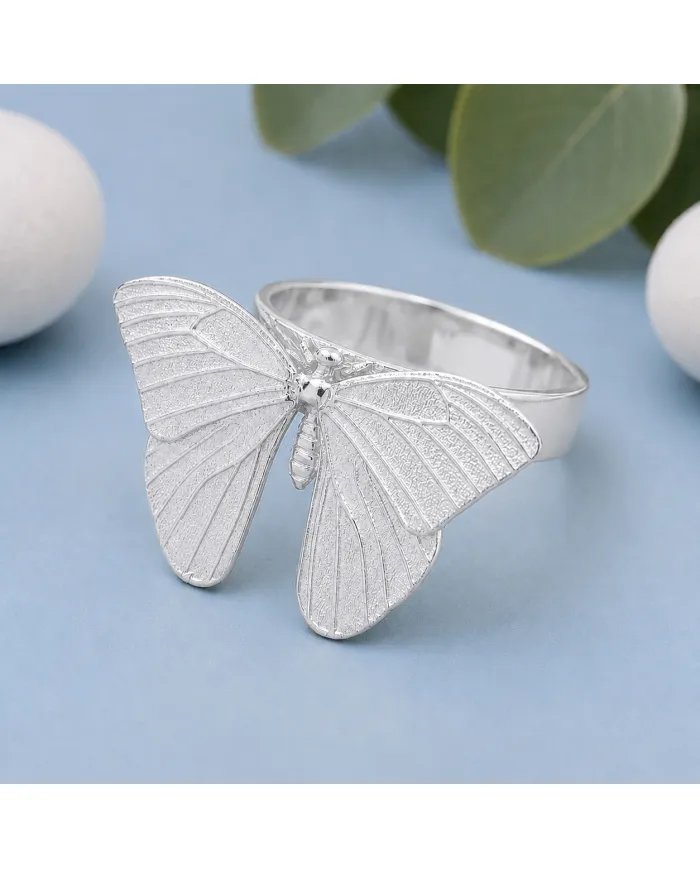 Butterfly Ring – Handmade 925 Sterling Silver Jewelry for Her