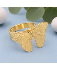 Butterfly Ring – Gold Plated 925 Silver Handmade Jewelry for Her